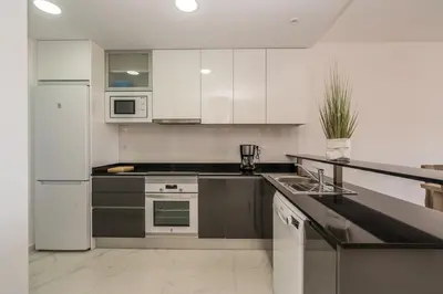 Una cocina o zona de cocina en Oregano