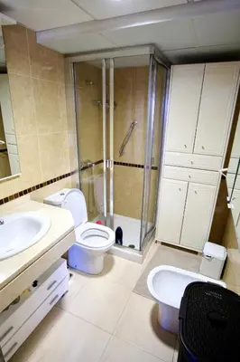Un baño de Seafront Penthouse Almeria