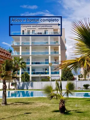 Piscina en o cerca de Seafront Penthouse Almeria