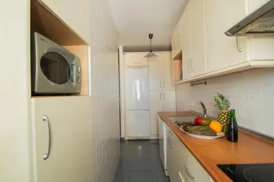 Una cocina o zona de cocina en BALCON AL MAR