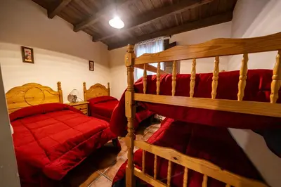 Cama o camas de una habitación en RuralEcofilabres