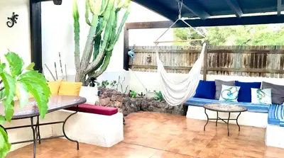 Un balcón o terraza de La Chumbera