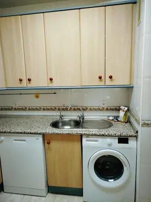 Una cocina o zona de cocina en Las Salinas