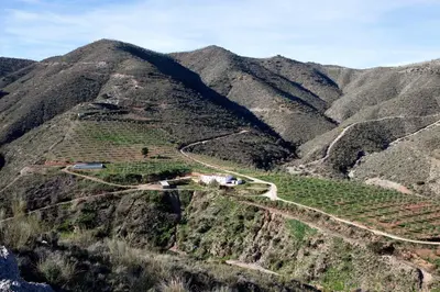 Paisaje cerca de este chalet de montaña