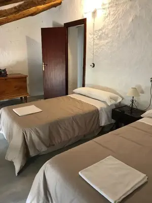 Cama o camas de una habitación en Cortijo El Rancho