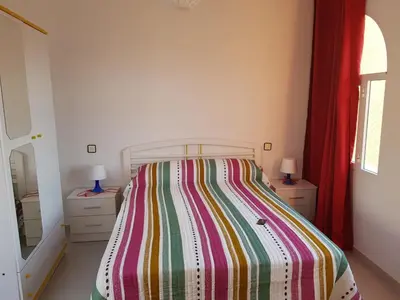 Cama o camas de una habitación en Catalejo 6 Aguilas Murcia