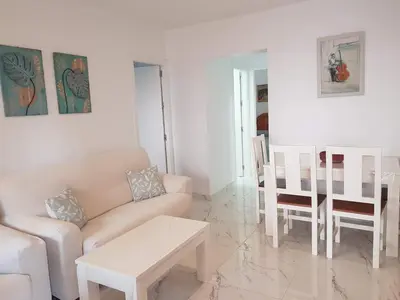 Zona de estar de Apartamentos Bajel
