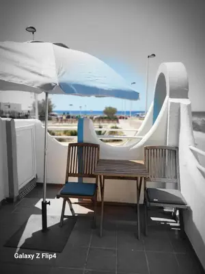 Zona de estar de Villa Rocio, 1ª línea playa y Parque Natural - planta baja