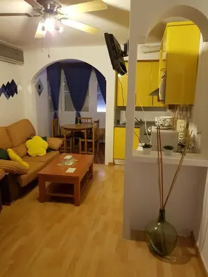 Zona de estar de Apartamento frente al mar
