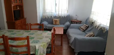 Zona de estar de Casa El Algarrobico