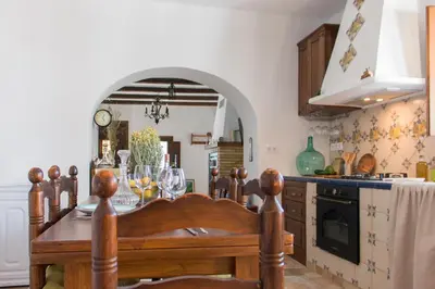Una cocina o zona de cocina en VILLA AURORA NÍJAR Parque Natural Cabo Gata
