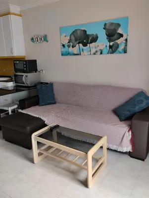 Zona de estar de Vera Natura Apartamento Paula