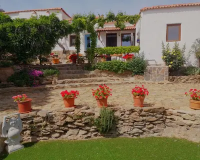 Jardín al aire libre en Cortijo Los Maximos