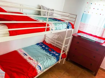 Cama o camas de una habitación en Casa Rural Aguilas (Murcia), Venta San Felipe