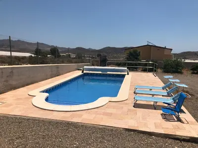 Piscina en o cerca de Casa Rural Aguilas (Murcia), Venta San Felipe