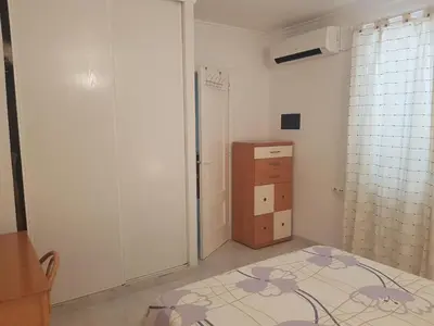 Cama o camas de una habitación en Vera Natura Apartamento Isabel