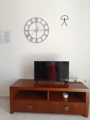 Una televisión o centro de entretenimiento en Vera Natura Apartamento Isabel