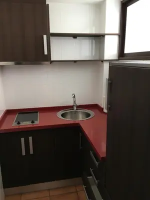 Una cocina o zona de cocina en Apartamentos Jardines de Lorca