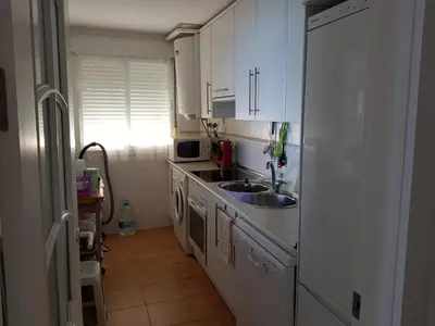 Una cocina o zona de cocina en Apartamento Vistas Espectaculares al Mar