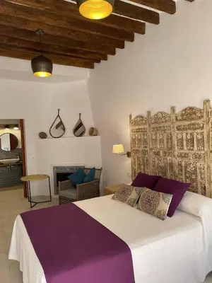 Cama o camas de una habitación en Mdina Casa Rural