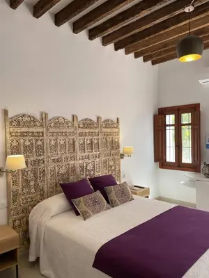 Cama o camas de una habitación en Mdina Casa Rural