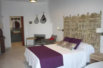 Cama o camas de una habitación en Mdina Casa Rural