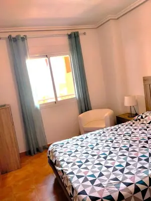 Cama o camas de una habitación en Marina Vistamar
