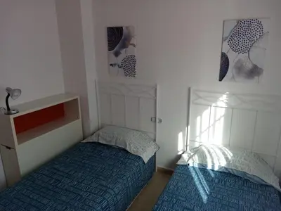 Cama o camas de una habitación en Urb. Los Collados .Águilas Apartamento