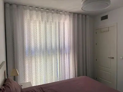 Cama o camas de una habitación en Apartamento de lujo, para relajarse en Mojácar