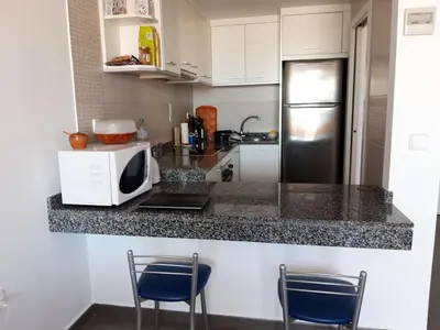 Una cocina o zona de cocina en Apartamento de lujo, para relajarse en Mojácar