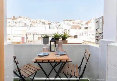 Un balcón o terraza de Boutike Wellness Centro Almería
