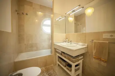 Un baño de Precioso Ático con vistas al mar