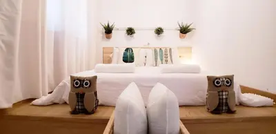 Cama o camas de una habitación en ROQUETAS BEACH HOUSE Apartamento fresco con Piscina