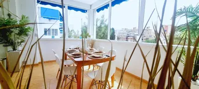 Un balcón o terraza de BEACH HOUSE AGUILAS - Excelente Ubicacion!! Centro con Vistas Playa Delicias con Aire