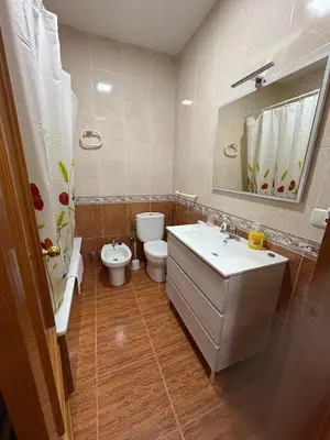 Un baño de Casa Rosa