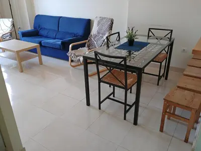 Zona de estar de Mojacar Playa para Familias
