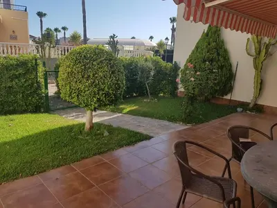 Jardín al aire libre en Bahía de Vera Apartamento Aquaria