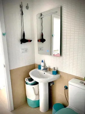 Un baño de Feliz Casa El Pinar Garrucha