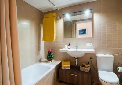 Un baño de Apartamentos Vida Almería