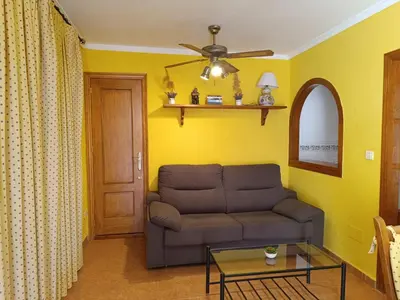 Zona de estar de Bahía de Vera Apartamento Helio