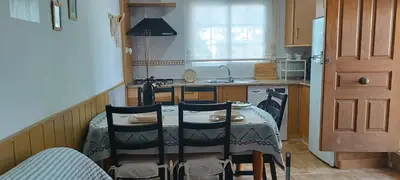 Una cocina o zona de cocina en Apto Blanes - WIFI GRATIS