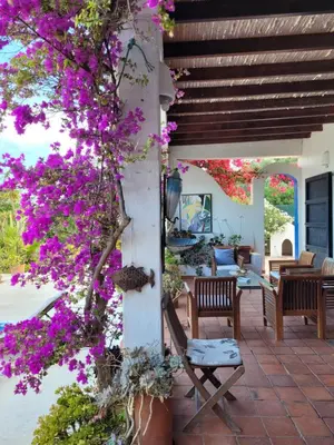 Jardín al aire libre en LOS MORALICOS AGUA AMARGA
