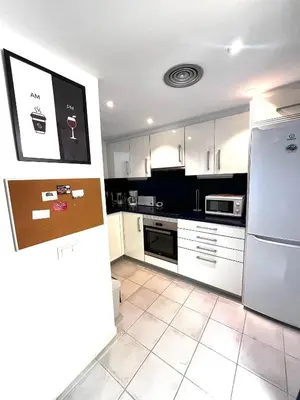 Una cocina o zona de cocina en Monika Playa Macenas Mojacar