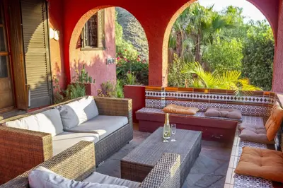 Zona de estar de Casa Meridian
