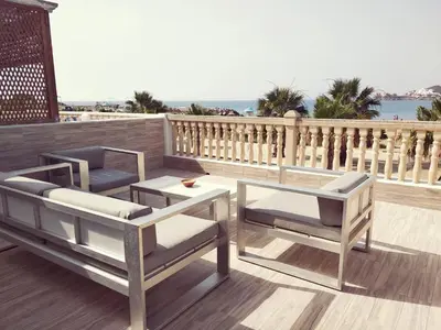 Un balcón o terraza de 4nudos playa
