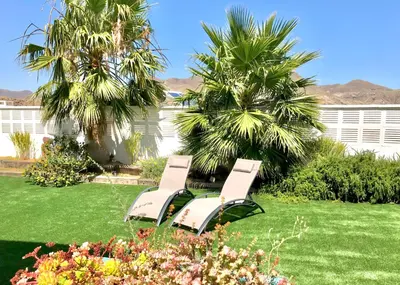 Jardín al aire libre en Villa Blanca Views & Pool