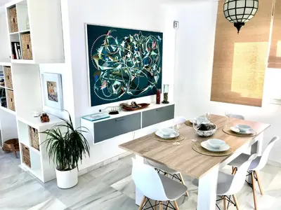 Zona de estar de Villa Blanca Views & Pool