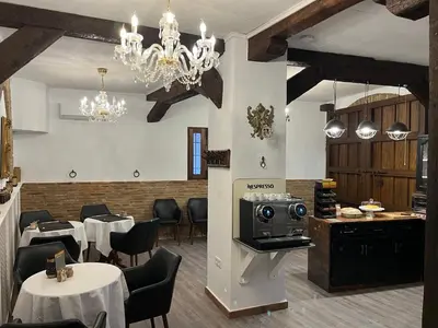 Zona de estar de HABITACIONES LAS TERMAS