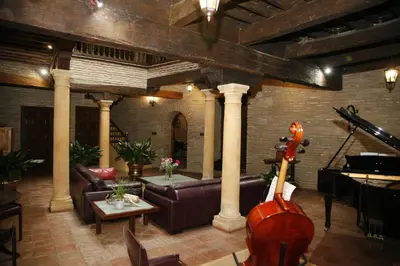 Zona de estar de HABITACIONES LAS TERMAS