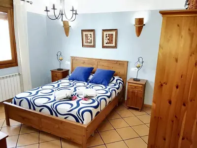 Cama o camas de una habitación en Elegant Villa in Vélez-Rubio with Private Pool